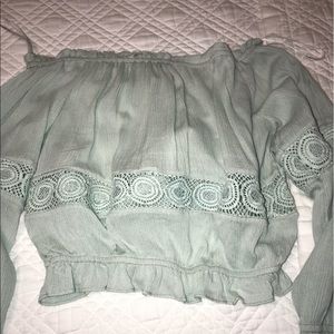 Off the shoulder shirt